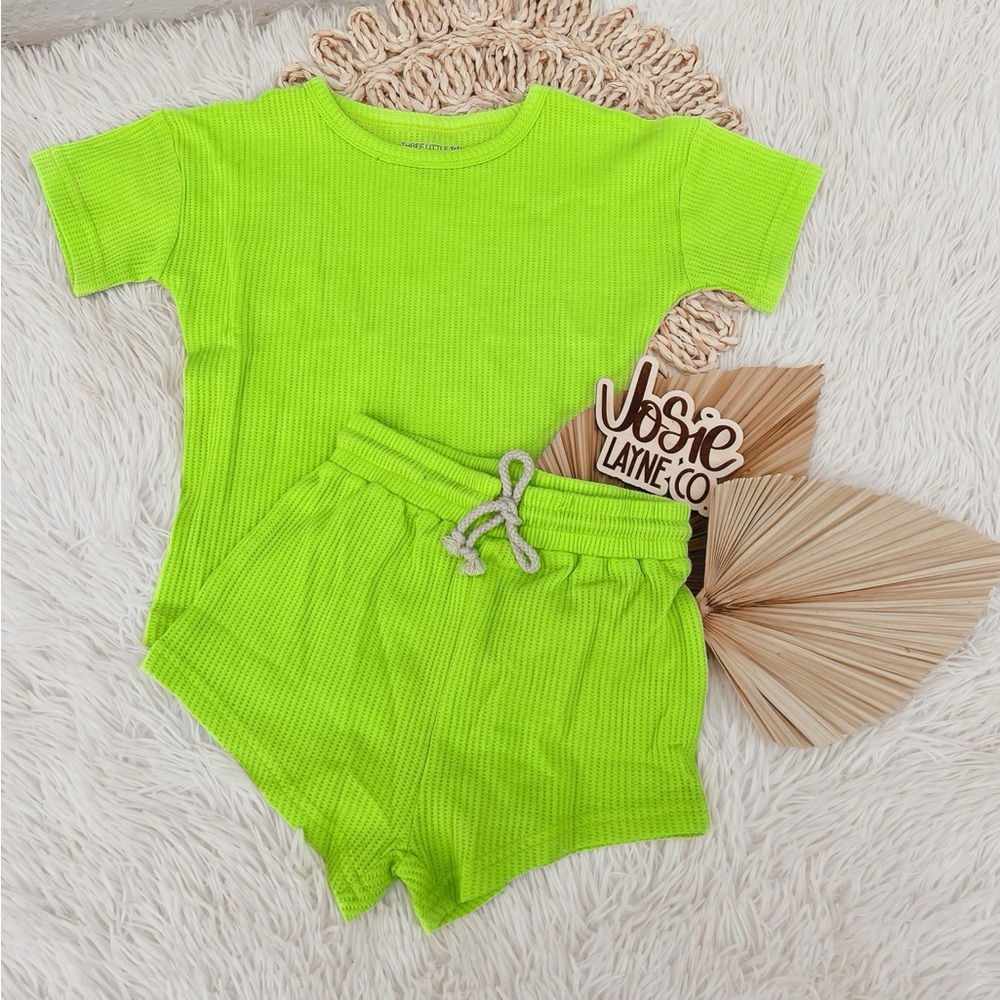 Toddler Waffle Knit Set